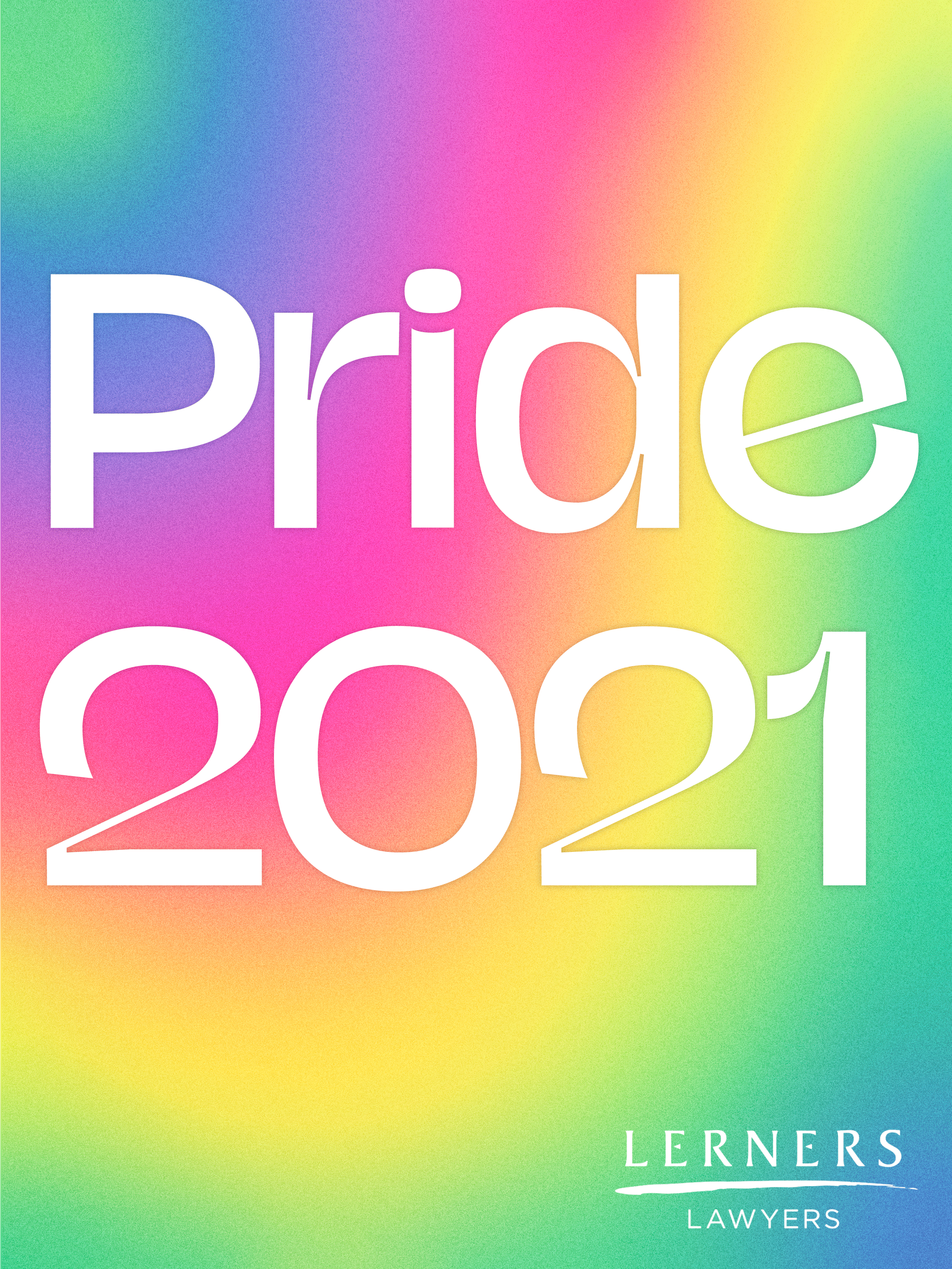 The Lerners Lawyers 2021 Pride celebrations marketing.
